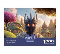 Sinoshow_24085_a_Black_Demon_King_with_Glowing_Red_Eyes_Wearing_fcd1bbac-1ad3-40e8-8a90-f98daf467e31_2 1000 Piezas Rompecabezas Difícil, Desafiante, Casi Imposible Juego De Rompecabezas, Juego Famili