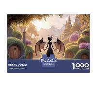 Sinoshow_24085_a_Black_Silhouette_of_an_Ethereal_Female_Demon_w_59bfec35-0b86-4a58-884c-3b69c1183237_4 1000 Piezas Rompecabezas Difícil, Desafiante, Casi Imposible Juego De Rompecabezas, Juguetes Edu