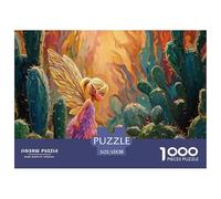 Sinoshow_24085_a_Blonde_Girl_with_Elf_Ears_Wearing_a_Purple_Dre_e56ecf5b-1745-4bf4-8d3e-23e150a3b318_3 1000 Piezas Jigsaw Puzzle Difícil, Desafiante, Casi Imposible Rompecabezas, Juego Familiar Anti-