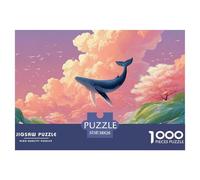 Sinoshow_24085_a_Blue_Whale_Flying_in_The_Air_with_Colorful_wav_d21d0768-d550-4700-bd42-6d88afd02410_3 (1) 1000 Piezas Rompecabezas Estimulante Y Educativo Rompecabezas, Juguetes Educativos Únicos Y