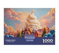 Sinoshow_24085_a_Blueberry-Inspired_Fantasy_Cityscape_with_buil_b7b0b32e-c328-4e4a-acde-7510561e10f1_1 1000 Piezas Rompecabezas Divertido Y Estimulante Juego De Rompecabezas, Im