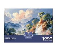 Sinoshow_24085_a_Breathtaking_Waterfall_Cascades_Down_The_rugge_047224c2-404f-4743-90f9-f0143faa17c9_2 1000 Piezas Rompecabezas Estimulante Y Educativo Rompecabezas, Juego Familiar Anti-Estrés, Regal