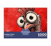Sinoshow_24085_a_Cartoon_Character_Chicken_with_Big_Eyes_in_The_445d705d-9501-4111-88a3-31bef8f22119_2 1000 Piezas Rompecabezas Difícil, Desafiante, Casi Imposible Rompecabezas