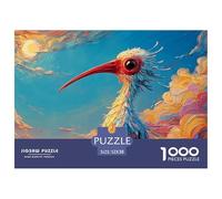 Sinoshow_24085_a_Cartoon_of_an_Ibis_with_Blue_and_White_Feather_ce6f9ed2-533b-4515-9ab7-caa851d5aeb6_3 1000 Piezas Rompecabezas Divertido Y Estimulante Juego De Rompecabezas, Im