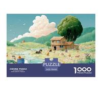 Sinoshow_24085_a_Cartoon-Style_Drawing_of_Animals_Living_on_an__50676713-f1bf-466f-917a-350c5a578376_3 1000 Piezas Rompecabezas Difícil, Desafiante, Casi Imposible Rompecabezas, Juego Familiar Anti-E