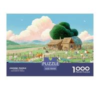 Sinoshow_24085_a_Cartoon-Style_Drawing_of_Animals_Living_on_an__50676713-f1bf-466f-917a-350c5a578376_2 1000 Piezas Rompecabezas Difícil, Desafiante, Casi Imposible Rompecabezas