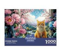 Sinoshow_24085_a_Charming_Ginger_Cat_Sits_Gracefully_on_The_Win_3b2572c9-f194-4187-809a-d353647f9374_3 1000 Piezas Rompecabezas Difícil, Desafiante, Casi Imposible Rompecabezas