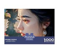 Sinoshow_24085_a_Close-up_of_The_Face_a_Beautiful_Young_Woman_w_03c02a75-ea15-47a8-90fc-f177fbc1fedd_4 1000 Piezas Rompecabezas Estimulante Y Educativo Juego De Rompecabezas, Juego Familiar Anti-Estr