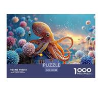 Sinoshow_24085_a_Colorful_Cute_Octopus_in_The_Ocean_Surrounded__9a33833f-7a17-4679-9ae3-76fd041fc4dc_4 1000 Piezas Rompecabezas Divertido Y Estimulante Rompecabezas, Imágenes Vi