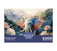 Sinoshow_24085_a_Colorful_Full-Body_Elephant_with_Vibrant_Wings_2e891d38-f906-48e7-9e5f-e871ea8e221a_3 1000 Piezas Rompecabezas Estimulante Y Educativo Juego De Rompecabezas, Im