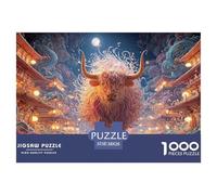 Sinoshow_24085_a_Colorful_Giant_Monster_Shaped_Like_an_ox_with__0471933c-74e0-4fd7-97bc-262000bc4c06_2 1000 Piezas Rompecabezas Estimulante Y Educativo Rompecabezas, Imágenes Vi