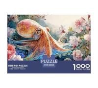 Sinoshow_24085_a_Colorful_Octopus_Swimming_in_The_Ocean_surroun_fcd7658b-f4a8-4e99-afe9-573872267a74_2 1000 Piezas Rompecabezas Difícil, Desafiante, Casi Imposible Rompecabezas