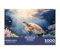 Sinoshow_24085_a_Colorful_Sea_Turtle_Swimming_in_The_Deep_Ocean_a670cb30-225f-4564-9b93-3f756dcf4de7_1 1000 Piezas Rompecabezas Estimulante Y Educativo Rompecabezas, Juguetes Educativos Únicos Y Esti