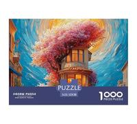 Sinoshow_24085_a_Cozy_Coffee_Shop_on_The_Corner_of_an_Idyllic_c_d8198ab7-5b70-4070-8d35-f0c70472f1d5_3 1000 Piezas Rompecabezas Divertido Y Estimulante Rompecabezas, Juguetes Educativos Únicos Y Esti