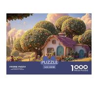 Sinoshow_24085_a_Cozy_Cottage_with_White_Walls_and_a_Red_Roof_s_47cb4564-d010-4990-a857-99b516fdfc86_1 1000 Piezas Rompecabezas Difícil, Desafiante, Casi Imposible Juego De Rompecabezas, Juguetes Edu