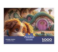 Sinoshow_24085_a_Cute_Brown_and_White_Puppy_with_Big_Expressive_8501b5b7-1fd7-4411-81d6-cdc03e236378_4 1000 Piezas Rompecabezas Difícil, Desafiante, Casi Imposible Juego De Rompecabezas, Juguetes Edu