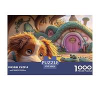 Sinoshow_24085_a_Cute_Brown_and_White_Puppy_with_Big_Expressive_8501b5b7-1fd7-4411-81d6-cdc03e236378_4 1000 Piezas Rompecabezas Estimulante Y Educativo Rompecabezas, Juguetes Educativos Únicos Y Esti