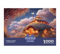 Sinoshow_24085_a_Cute_Cozy_Hobbit_House_with_a_Grassy_Roof_and__e1712f54-ba5f-4904-bb0e-c832c8785a10_2 1000 Piezas Rompecabezas Difícil, Desafiante, Casi Imposible Rompecabezas, Juguetes Educativos Ú