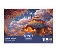 Sinoshow_24085_a_Cute_Cozy_Hobbit_House_with_a_Grassy_Roof_and__e1712f54-ba5f-4904-bb0e-c832c8785a10_2 1000 Piezas Rompecabezas Estimulante Y Educativo Juego De Rompecabezas, Im