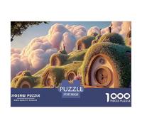 Sinoshow_24085_a_Cute_Fantasy_Village_with_Gnomes_and_Fairies_w_71a00cfc-14c8-4593-990a-ea6974fb2d3b_3 1000 Piezas Rompecabezas Estimulante Y Educativo Rompecabezas, Juego Familiar Anti-Estrés, Regal