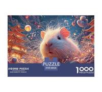Sinoshow_24085_a_Cute_Fluffy_White_Guinea_Pig_with_Long_Fur_Sur_030b8bf5-ad7f-4309-9996-db604b69d793_4 1000 Piezas Rompecabezas Estimulante Y Educativo Rompecabezas, Juego Familiar Anti-Estrés, Regal