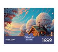 Sinoshow_24085_a_Cute_Ghibli-Style_Cartoon_of_a_Hobbit_Village__60f8a603-e28d-4879-a3e2-ece4d3b4b957_4 1000 Piezas Rompecabezas Divertido Y Estimulante Juego De Rompecabezas, Im