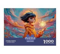 Sinoshow_24085_a_Cute_Girl_in_an_Orange_Outfit_with_Short_Black_f1659d95-56e7-4f52-9930-dd1ba259d7f3_2 1000 Piezas Rompecabezas Divertido Y Estimulante Rompecabezas, Juguetes Educativos Únicos Y Esti