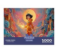 Sinoshow_24085_a_Cute_Girl_in_an_Orange_Outfit_with_Short_Black_f1659d95-56e7-4f52-9930-dd1ba259d7f3_1 1000 Piezas Jigsaw Puzzle Difícil, Desafiante, Casi Imposible Juego De Rompecabezas, Juego Famil