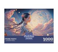 Sinoshow_24085_a_Cute_Girl_Wearing_an_Iridescent_Top_with_Black_ef0c9e18-d100-42db-9850-82121951e2fb_2 1000 Piezas Rompecabezas Estimulante Y Educativo Juego De Rompecabezas, Im