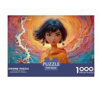 Sinoshow_24085_a_Cute_Girl_with_Short_Black_Hair_Bangs_and_earr_6216f75b-d258-40e6-9e3f-ef6c2f5d87dd_3 1000 Piezas Jigsaw Puzzle Difícil, Desafiante, Casi Imposible Juego De Rompecabezas, Regalo De N