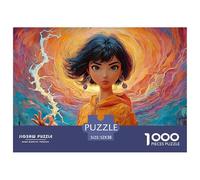 Sinoshow_24085_a_Cute_Girl_with_Short_Black_Hair_Bangs_and_earr_6216f75b-d258-40e6-9e3f-ef6c2f5d87dd_3 1000 Piezas Rompecabezas Divertido Y Estimulante Juego De Rompecabezas, Im