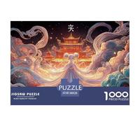 Sinoshow_24085_a_Cute_Girl_with_Two_Buns_on_Her_Head_Blue_Smoke_8a070087-b241-4b70-be67-2bda6219642f_3 1000 Piezas Rompecabezas Difícil, Desafiante, Casi Imposible Rompecabezas, Juego Familiar Anti-E