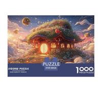 Sinoshow_24085_a_Cute_House_with_Green_Grass_on_The_Roof_White__cc3dc646-443a-49f5-9d15-d55710f8e814_2 1000 Piezas Rompecabezas Estimulante Y Educativo Juego De Rompecabezas, Im