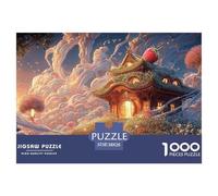 Sinoshow_24085_a_Cute_House_with_Green_Grass_on_The_Roof_White__cc3dc646-443a-49f5-9d15-d55710f8e814_4 1000 Piezas Rompecabezas Estimulante Y Educativo Rompecabezas, Juguetes Educativos Únicos Y Esti