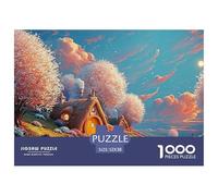 Sinoshow_24085_a_Cute_Kawaii_Scene_of_Hobbit_Houses_in_The_Shir_16715b31-0df8-4890-a474-72d182e89f76_1 1000 Piezas Jigsaw Puzzle Difícil, Desafiante, Casi Imposible Rompecabezas, Juego Familiar Anti-