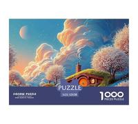 Sinoshow_24085_a_Cute_Kawaii_Scene_of_Hobbit_Houses_in_The_Shir_16715b31-0df8-4890-a474-72d182e89f76_2 1000 Piezas Jigsaw Puzzle Difícil, Desafiante, Casi Imposible Rompecabezas, Co
