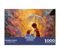 Sinoshow_24085_a_Cute_Little_Boy_in_The_Rain_Wearing_an_umbrell_5f8bf777-7471-4222-a595-bafa3e60cf13_4 1000 Piezas Jigsaw Puzzle Difícil, Desafiante, Casi Imposible Rompecabezas, Co