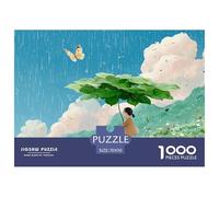 Sinoshow_24085_a_Cute_Little_Girl_is_Holding_an_Umbrella_Made_o_148d3074-a498-4bac-879a-d8efe47829dd_3 1000 Piezas Rompecabezas Difícil, Desafiante, Casi Imposible Rompecabezas, Juego Familiar Anti-E