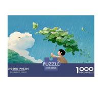 Sinoshow_24085_a_Cute_Little_Girl_is_Holding_an_Umbrella_Made_o_a55ddb0e-76c9-457b-9da6-5cd2f34b4f44_1 1000 Piezas Rompecabezas Estimulante Y Educativo Rompecabezas, Juguetes Educativos Únicos Y Esti