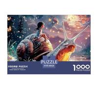 Sinoshow_24085_a_Cute_Little_Girl_is_Sitting_on_The_Back_of_an__47746f9e-9ec3-42e5-9db6-31409d9ea5b0_1 1000 Piezas Rompecabezas Estimulante Y Educativo Rompecabezas, Juego Familiar Anti-Estrés, Jugue