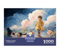 Sinoshow_24085_a_Cute_Little_Girl_Wearing_Yellow_Raincoat_and_b_8ddad7b2-8470-455f-adf9-7a600ace0bbb_4 1000 Piezas Rompecabezas Difícil, Desafiante, Casi Imposible Juego De Rompecabezas, Regalo De Na