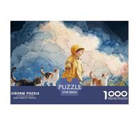 Sinoshow_24085_a_Cute_Little_Girl_Wearing_Yellow_Raincoat_and_b_8ddad7b2-8470-455f-adf9-7a600ace0bbb_2 1000 Piezas Rompecabezas Estimulante Y Educativo Juego De Rompecabezas, Im