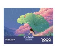 Sinoshow_24085_a_Cute_Little_Girl_with_Black_Hair_is_Kneeling_o_a48356f7-6df6-47e9-8dce-e302159bf29c_1 1000 Piezas Rompecabezas Difícil, Desafiante, Casi Imposible Rompecabezas