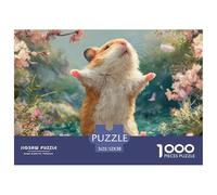 Sinoshow_24085_a_Cute_Little_Hamster_is_Dancing_with_Its_Back_a_5b74e418-2981-4534-a3e0-933de46a09b9_2 1000 Piezas Rompecabezas Estimulante Y Educativo Juego De Rompecabezas, Im