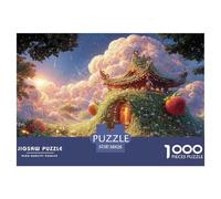 Sinoshow_24085_a_Cute_Little_House_Made_of_Green_Grass_with_clo_73f66e7e-78f2-4c12-9e7b-46d579151cee_3 1000 Piezas Rompecabezas Estimulante Y Educativo Juego De Rompecabezas, Juguetes Educativos Únic