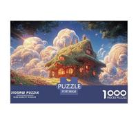 Sinoshow_24085_a_Cute_Little_House_Made_of_Green_Grass_with_whi_ed9e2288-2249-4bad-b8a0-c4f26edfff53_1 1000 Piezas Rompecabezas Estimulante Y Educativo Juego De Rompecabezas, Juguetes Educativos Únic