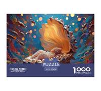 Sinoshow_24085_a_Cute_Little_Mermaid_Sleeping_in_an_Open_Shell__3dffb37a-dab2-4ed9-a09a-972fc1a5b444_2 1000 Piezas Jigsaw Puzzle Difícil, Desafiante, Casi Imposible Rompecabezas, Juguetes Educativos