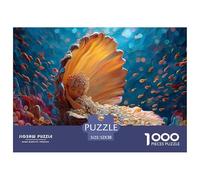 Sinoshow_24085_a_Cute_Little_Mermaid_Sleeping_in_an_Open_Shell__3dffb37a-dab2-4ed9-a09a-972fc1a5b444_1 1000 Piezas Rompecabezas Divertido Y Estimulante Juego De Rompecabezas, Juego Familiar Anti-Estr
