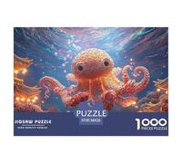 Sinoshow_24085_a_Cute_Octopus_Swimming_Under_The_Sea_in_The_sty_869d21de-c9bf-4da4-abdc-06c9ce2e92ad_1 1000 Piezas Rompecabezas Difícil, Desafiante, Casi Imposible Juego De Rompecabezas, Juego Famili