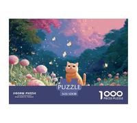 Sinoshow_24085_a_Cute_Orange_Cat_is_Playing_in_The_Colorful_for_9a957c20-9150-41f5-ba30-275f0e4c5827_3 1000 Piezas Rompecabezas Difícil, Desafiante, Casi Imposible Rompecabezas, Juego Familiar Anti-E